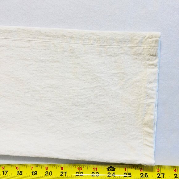 Loft Women's High-Rise Straight-Leg Stretch Cream Denim Jeans Size 31/12 NWOT - Picture 9 of 11